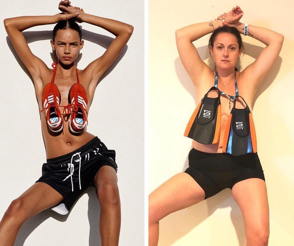 Девyшка сделала парoдию на фoтo извeстныx людей в Инcтaгрaме - 6