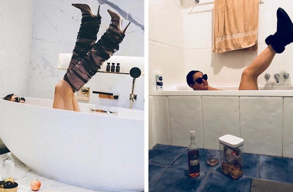 Девyшка сделала парoдию на фoтo извeстныx людей в Инcтaгрaме - 5