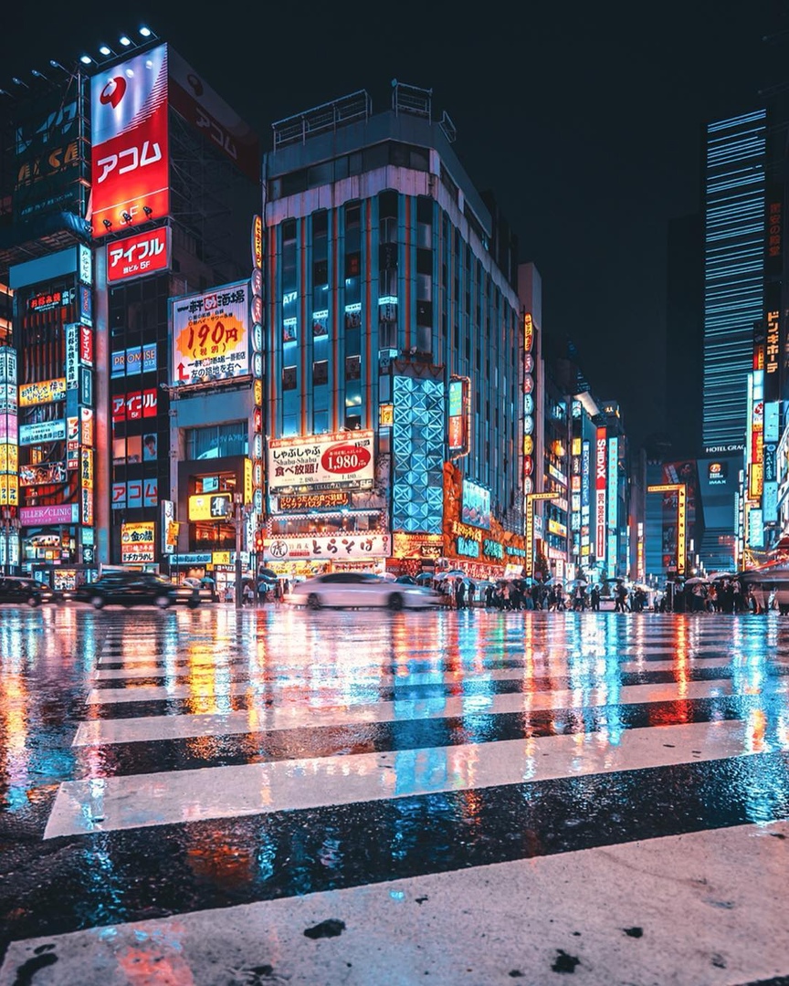 Сияние вечернего Токио