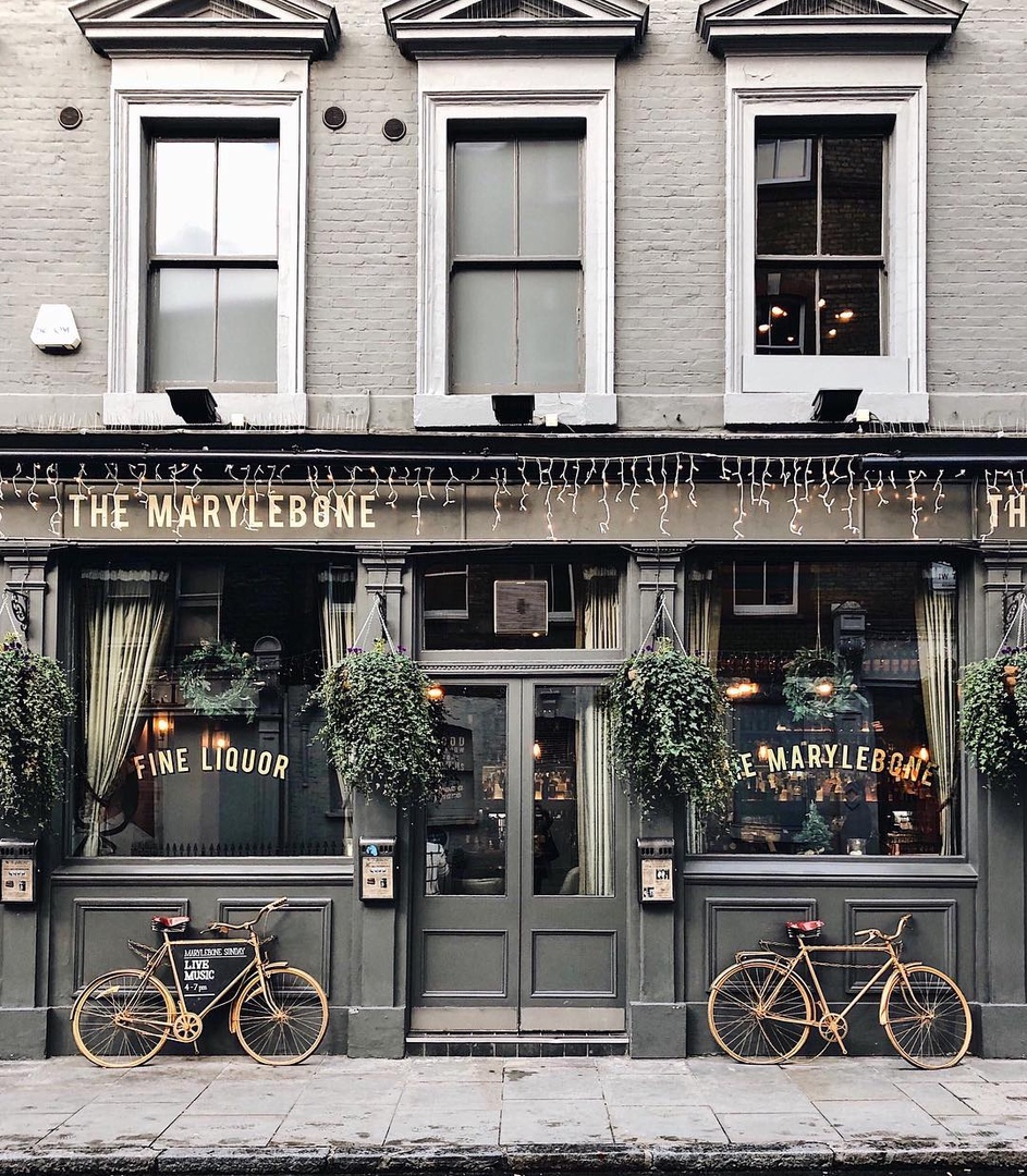 Фасады магазинов. Лондон.