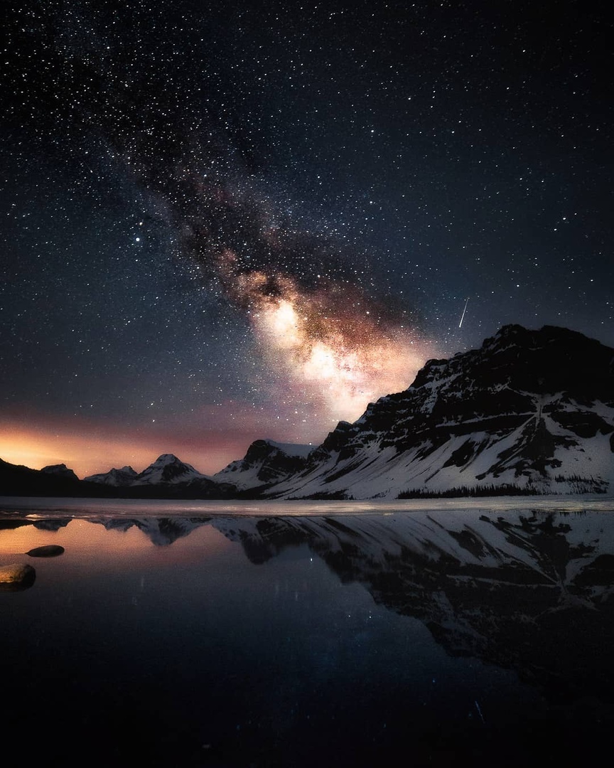 Невероятная красота звездного неба в Канаде