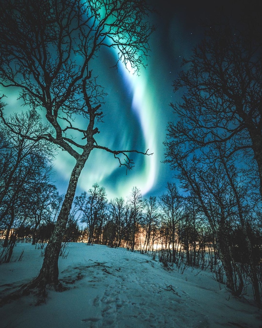 Удивительная красота северного сияния