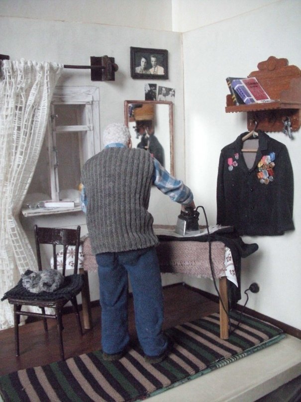 Трогательная коллекция кукол под названием «Дорогие мои старики», автор Ирина Верхградская, Новосибирск - 5