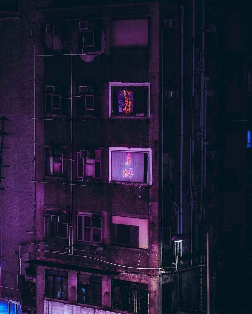 Ночной Гонконг