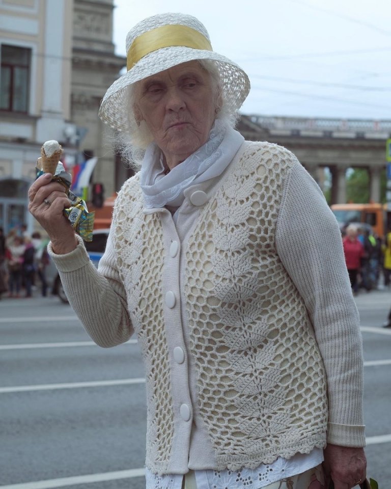 Петербургские дамы почтенног�� возраста в фотопроекте oldpeoplespb - 9