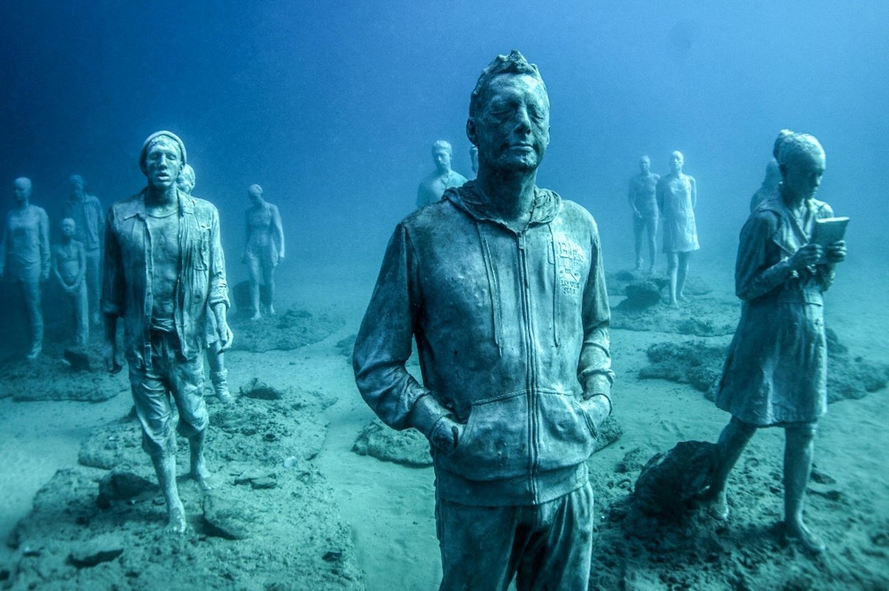 Подводный музей у берегов Канарских островов