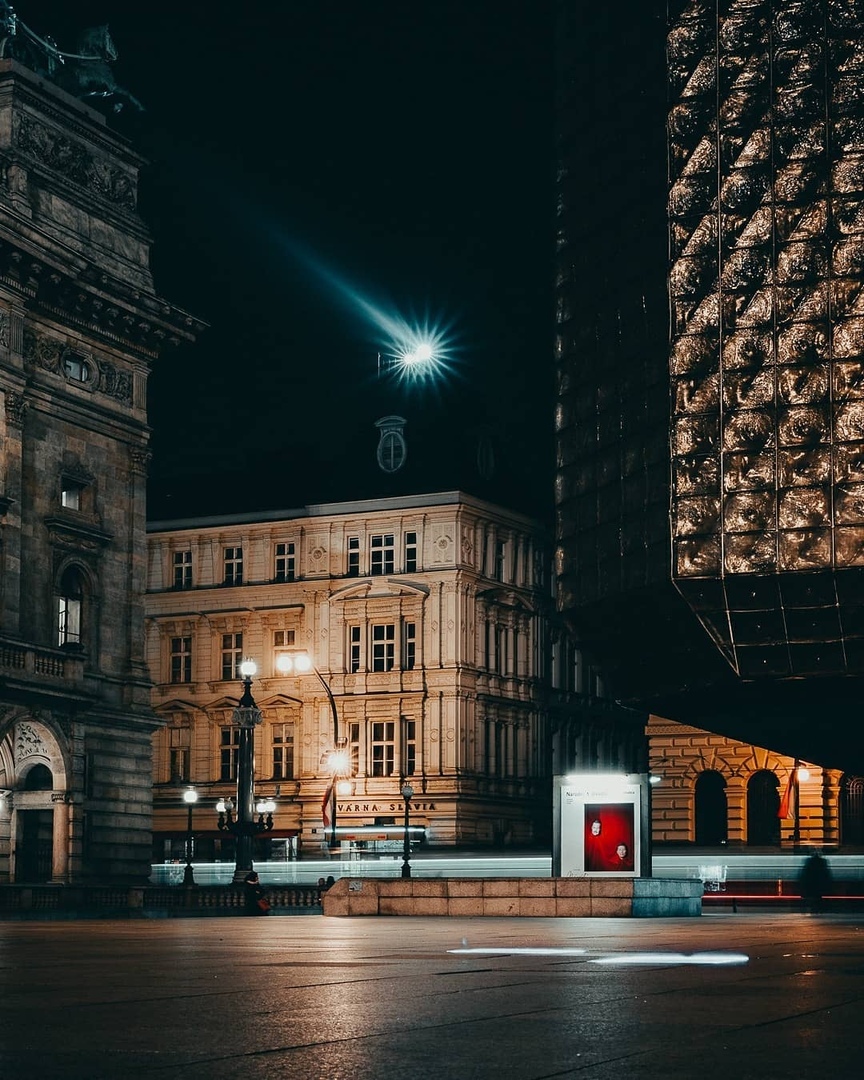 Ночная жизнь Праги.