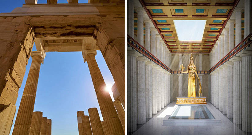 Как выглядели бы 7 легендарных исторических руин, если их привести в первозданный вид