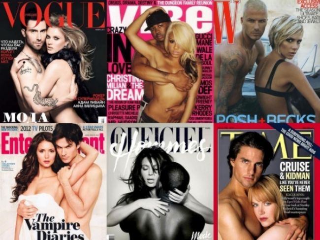 Знамениті пари, які знялися оголеними для обкладинок журналів