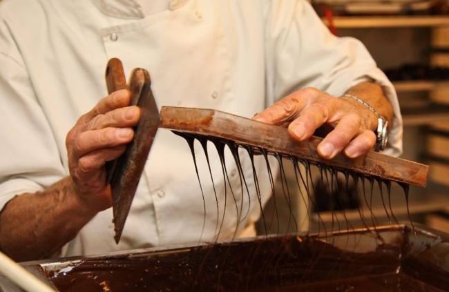 Le plus grand train au monde fait de chocolat