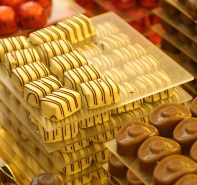 Le plus grand train au monde fait de chocolat