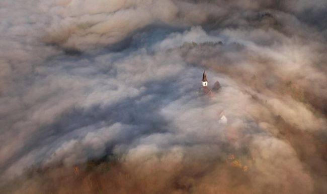 Казкові фотопейзажі аерофотографій Матяжа Катери (Matjaz Cater)