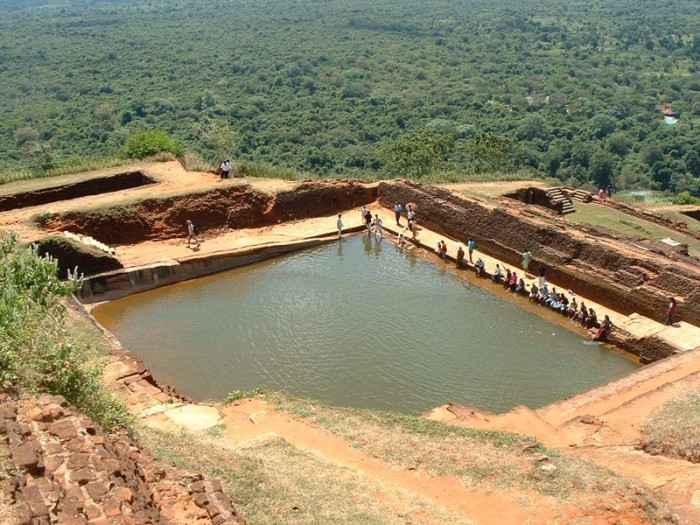 The unique plateau of Sigiriya
