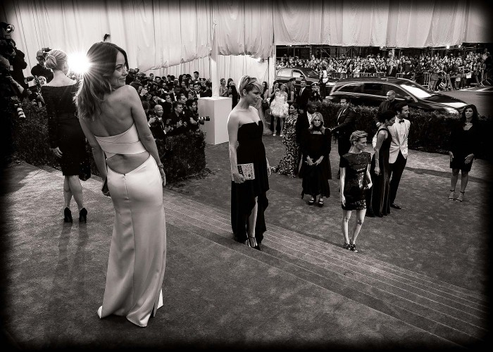 Celebrities at the opening of the exhibition & la PUNK: Chaos to Couture & raquo;