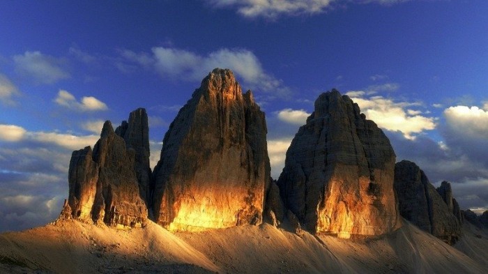 Three peaks of Lavaredo