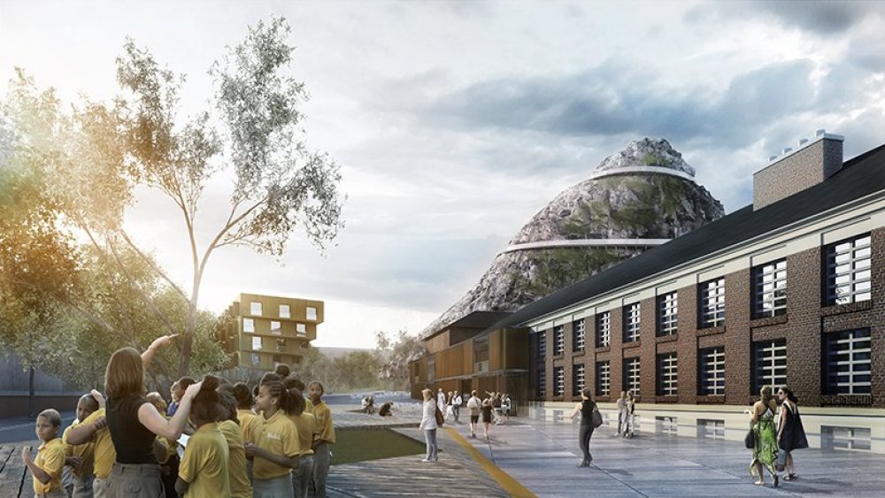 Проект рукотворного пагорба & laquo; Adelaide Rocks & raquo;