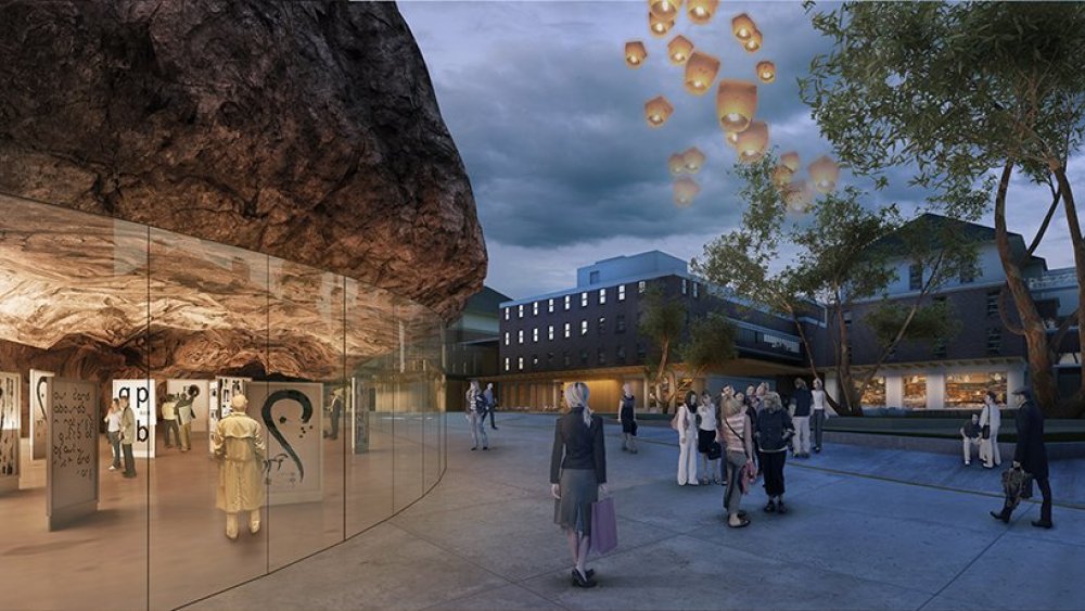 Проект рукотворного пагорба & laquo; Adelaide Rocks & raquo;