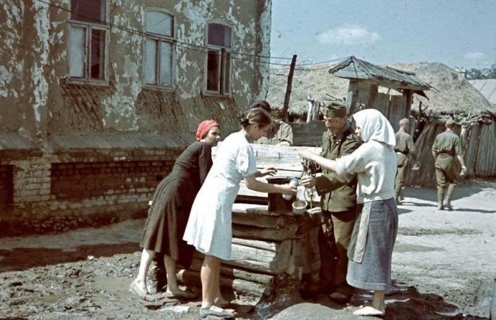 Цветные фотографии Украины 1942-43-х годов