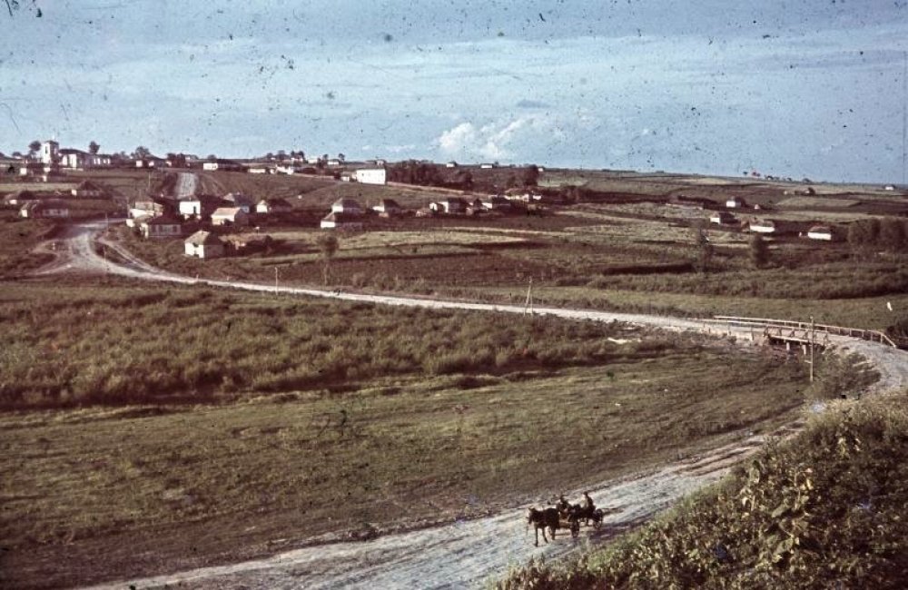 Цветные фотографии Украины 1942-43-х годов