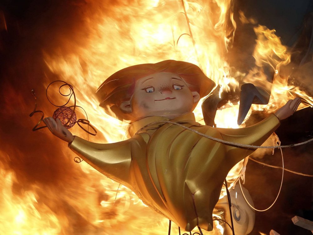 Festival of the Las Fallas in Spain