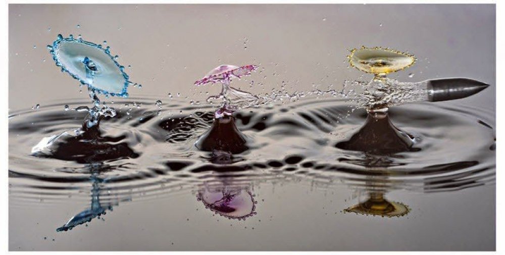 Photos haute vitesse de une balle en vol