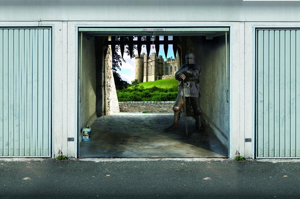 Adhesivos originales para las puertas del garaje