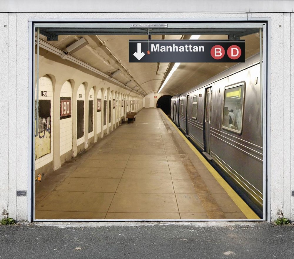 Adhesivos originales para las puertas del garaje