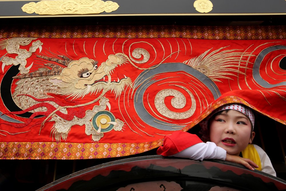 Festival de marionetas Mikuni en Japón