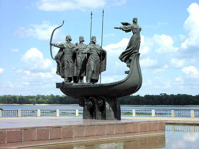 Monument to the founders of Kiev