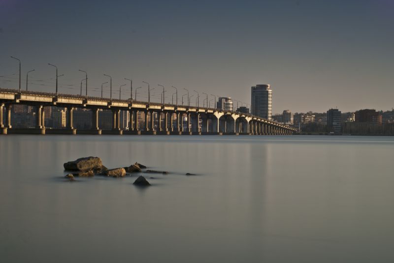 Central bridge, Dnepropetrovsk