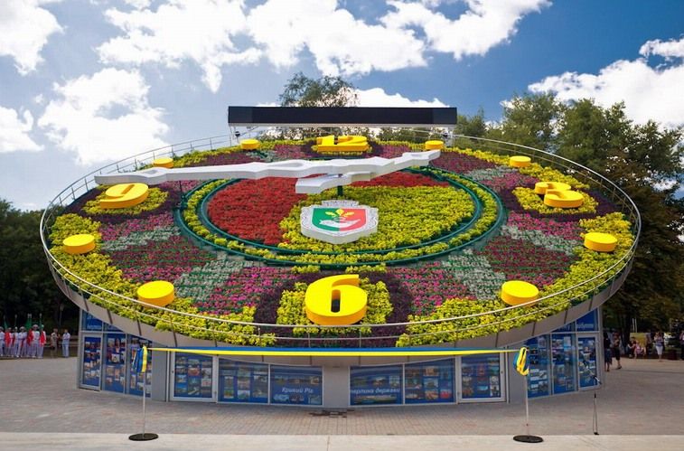 Flower Clock in Krivoy Rog