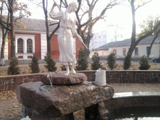 Monument-fountain Natalka Poltava