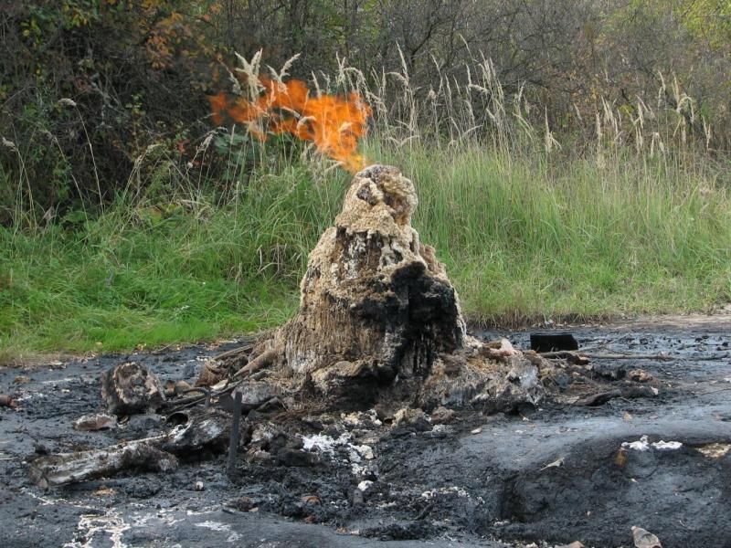 Mud volcano of Starunia