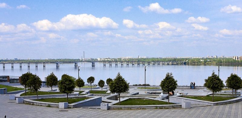 Смотровая площадка в парке Шевченко