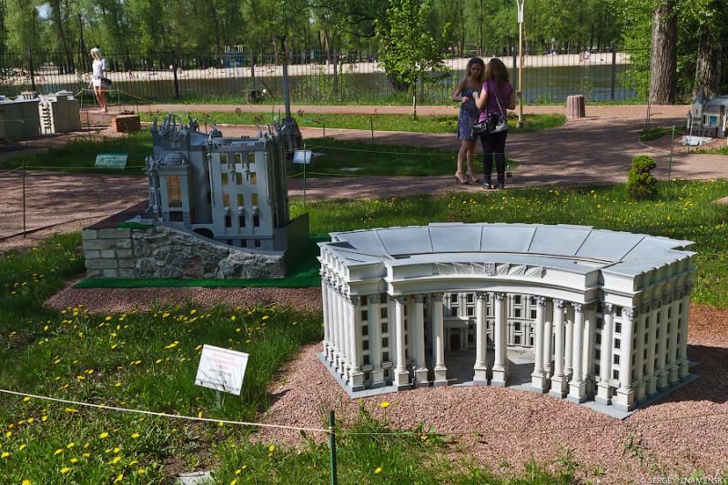Park Museum Kiev in miniature Парк музей Киев в миниатюре