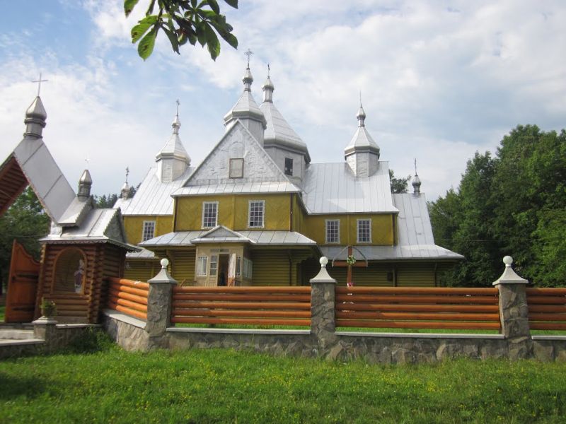 Church of the Assumption, Verkhovyna Успенская церковь, Верховина