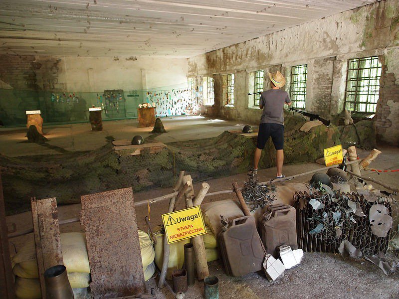 Wolfsschanze - wolf's lair in the forests of Poland
