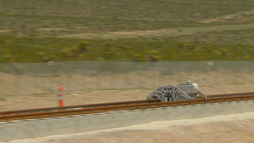 The first Hyperloop test