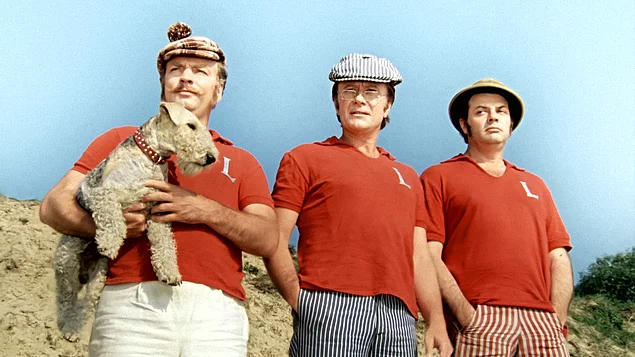 Three in a boat, not counting a dog, 1979