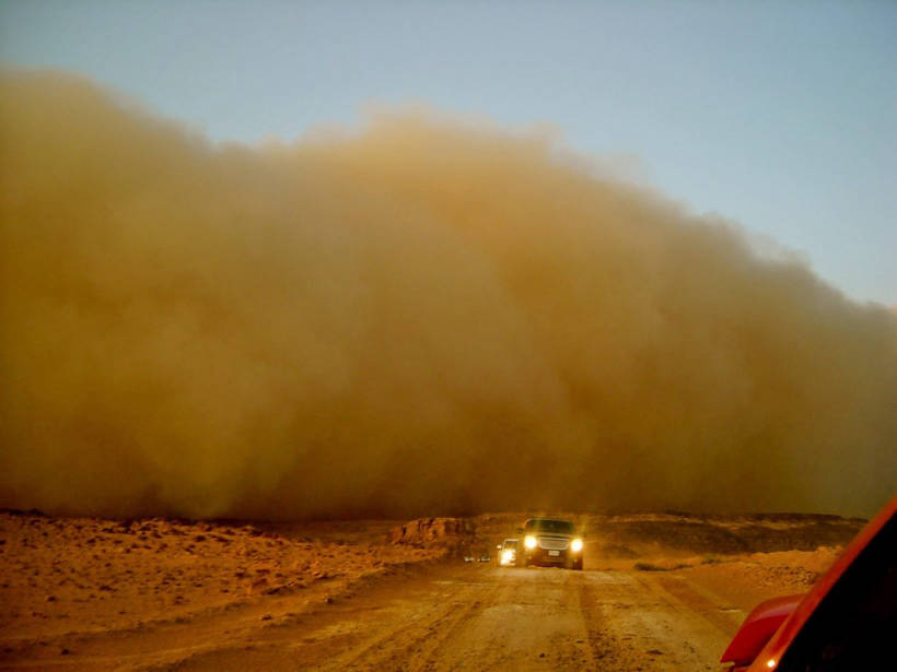 Blog - 11 photos of the most incredible sandstorms, similar to the approach of the end of the world 11 photos of the most incredible sandstorms similar to the approach of the end of the world