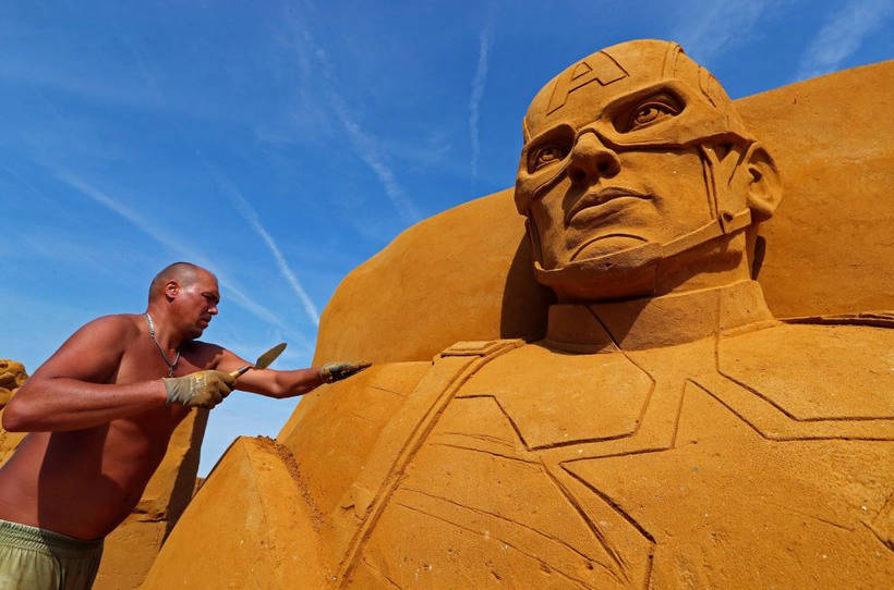 The largest festival of sand sculptures is staggering with its incredible creations