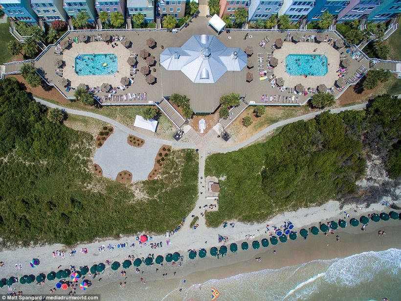 From the air: 17 delightful photos, where you have to rest 