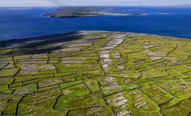 Steinmauern in Irland (15 Fotos)