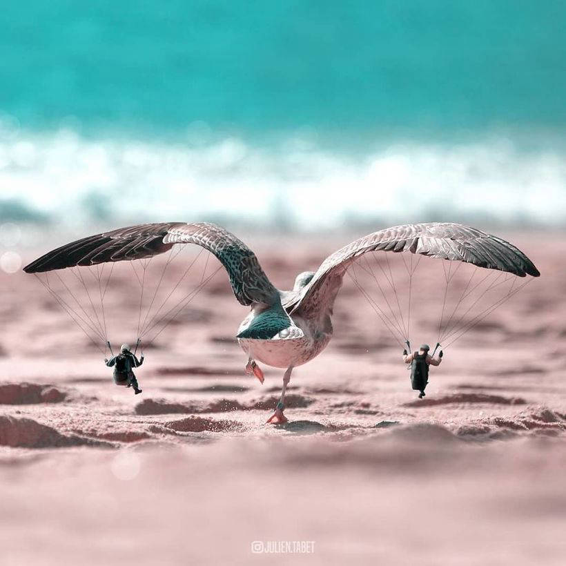 Французский художник превращает животных в фантастических созданий с помощью фотошопа