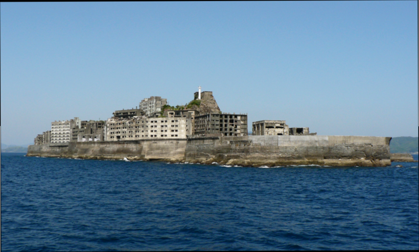 The deserted ghost island of Hasim in Japan Заброшенный остров-призрак Хасима в Японии