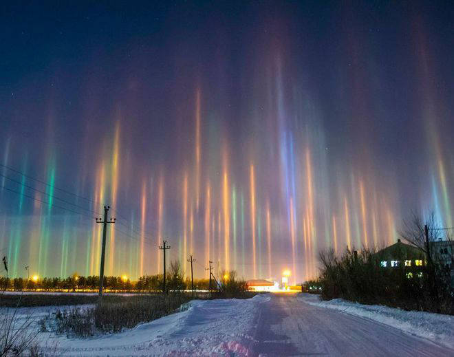 світлові стовпи