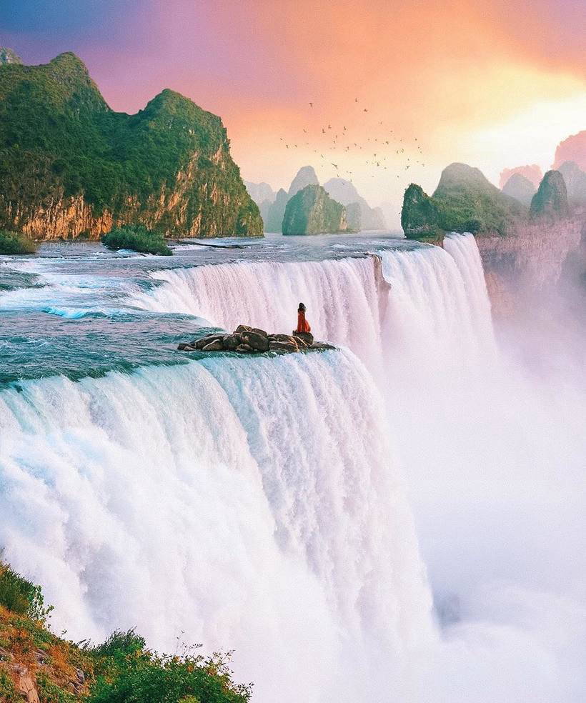 The artist turns the real world into fairy-tale landscapes, which can not be seen enough The artist turns the real world into fairy-tale landscapes that can not be seen enough