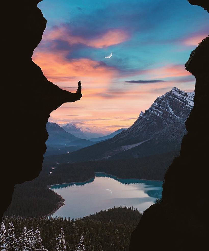 The artist turns the real world into fairy-tale landscapes that can not be seen enough The artist turns the real world into fairy-tale landscapes that can not be seen