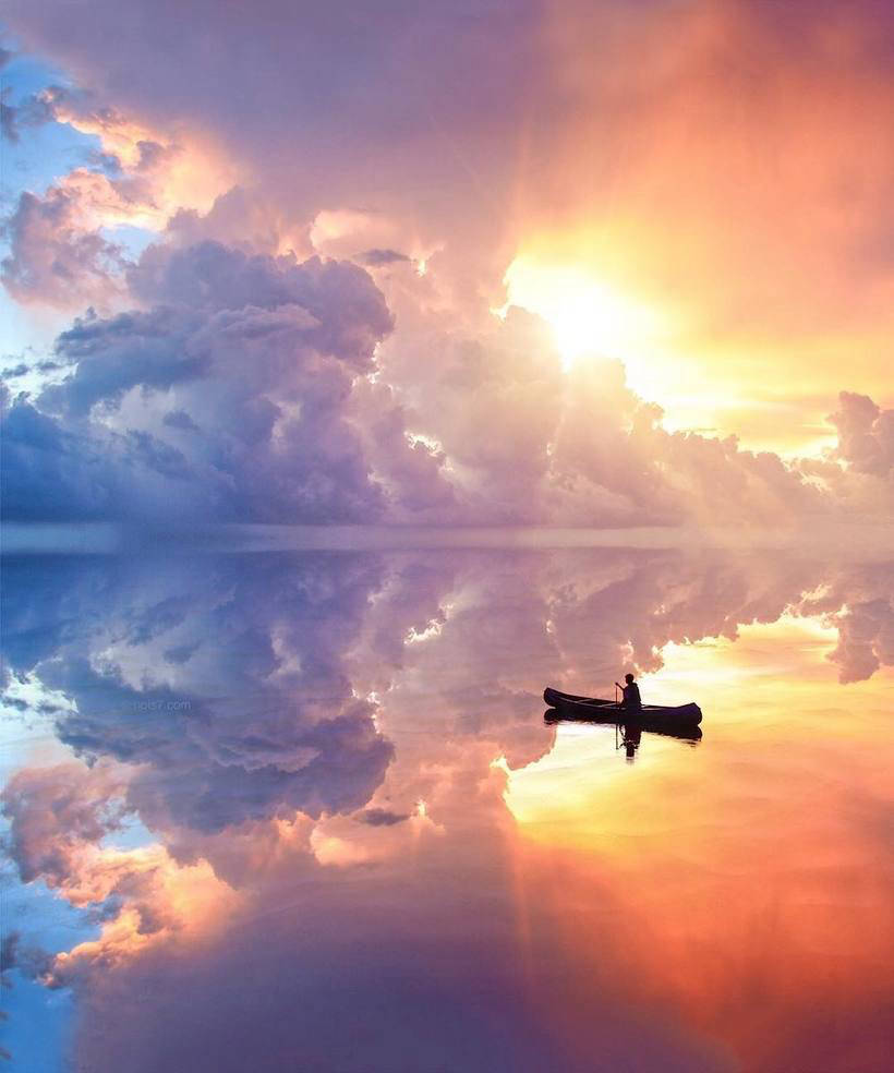 Художник превращает реальный мир в сказочные пейзажи, на которые нельзя насмотреться Художник превращает реальный мир в сказочные пейзажи, на которые нельзя насмотреться