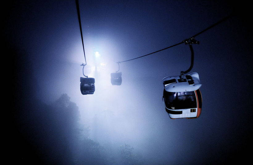 Drei Kabelbahnen mit außergewöhnlicher Funktion